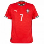 Günstige Fußballtrikots Portugal Ronaldo 7 Kinder Heimtrikot 2025 Kurzarm